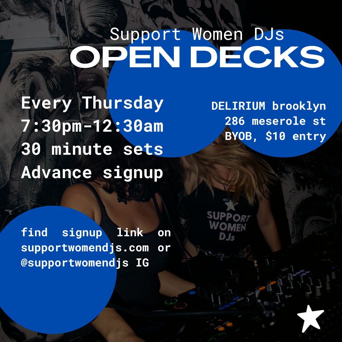 Support Women DJs Open Decks