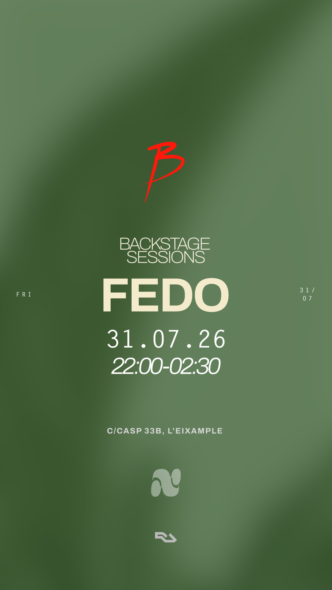 Backstage with FEDO