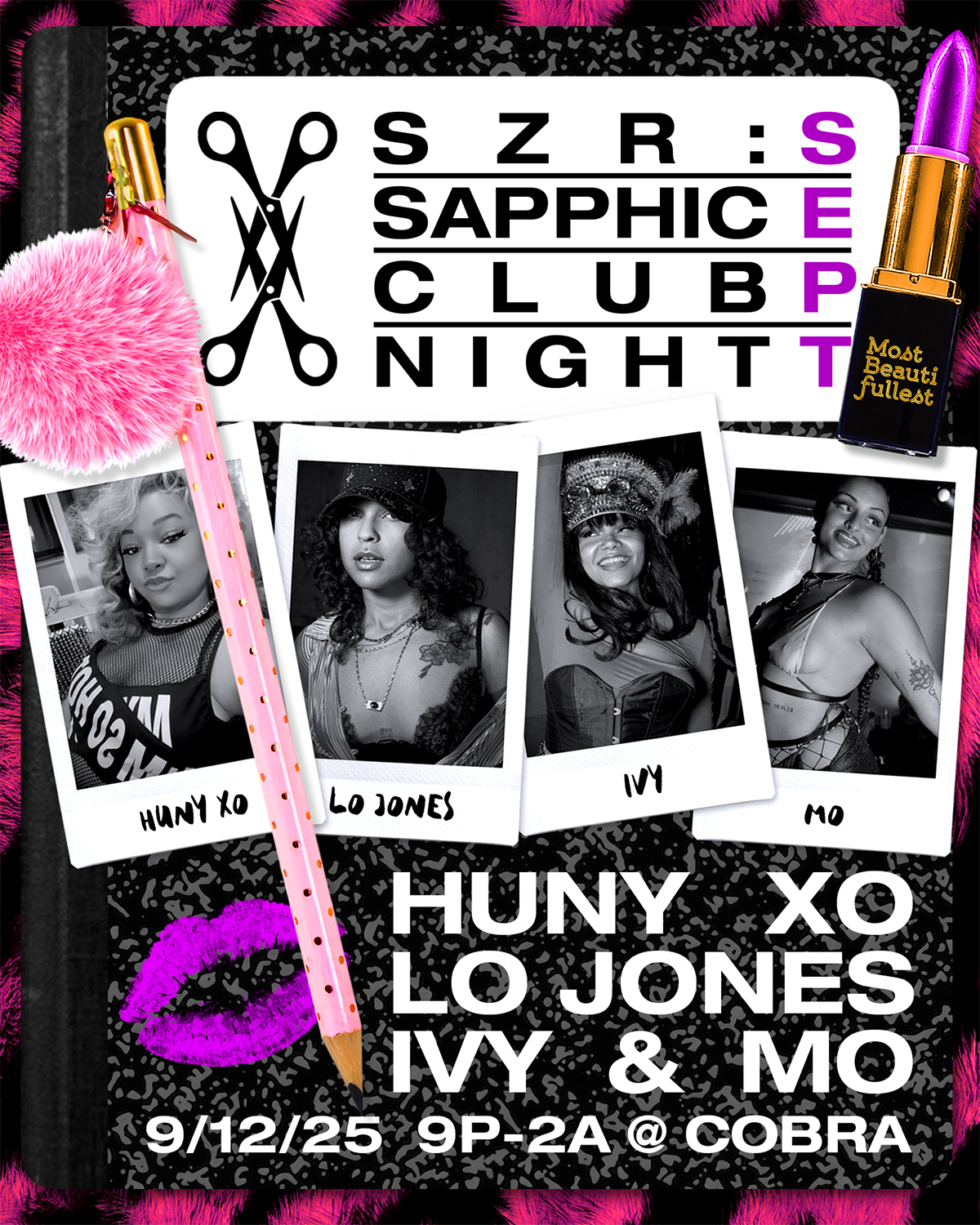 SZR: Sapphic Club Night at Cobra Lounge, Pittsburgh