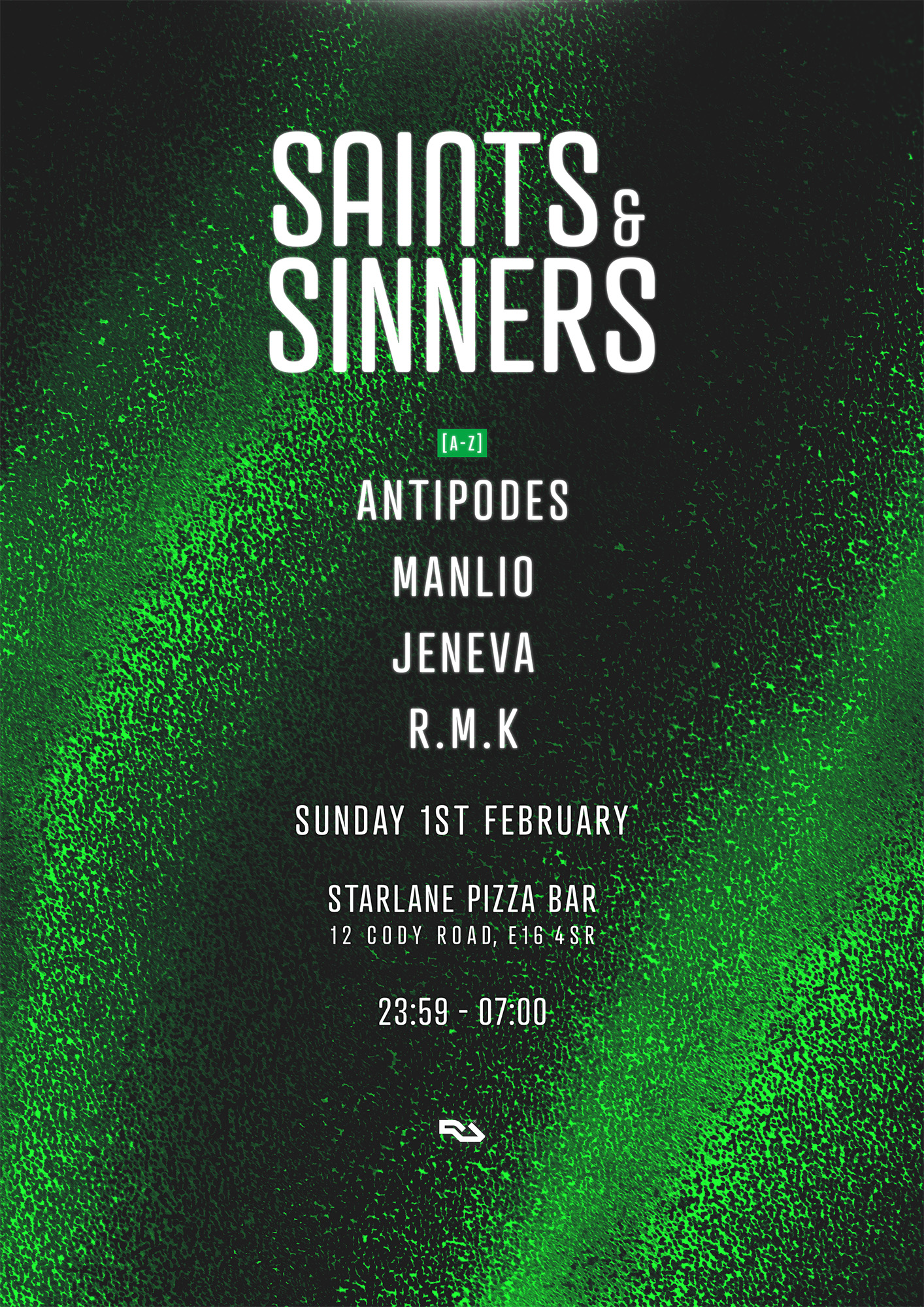 Saints & Sinners with Jeneva, R.M.K, Manlio, ANTIPODES