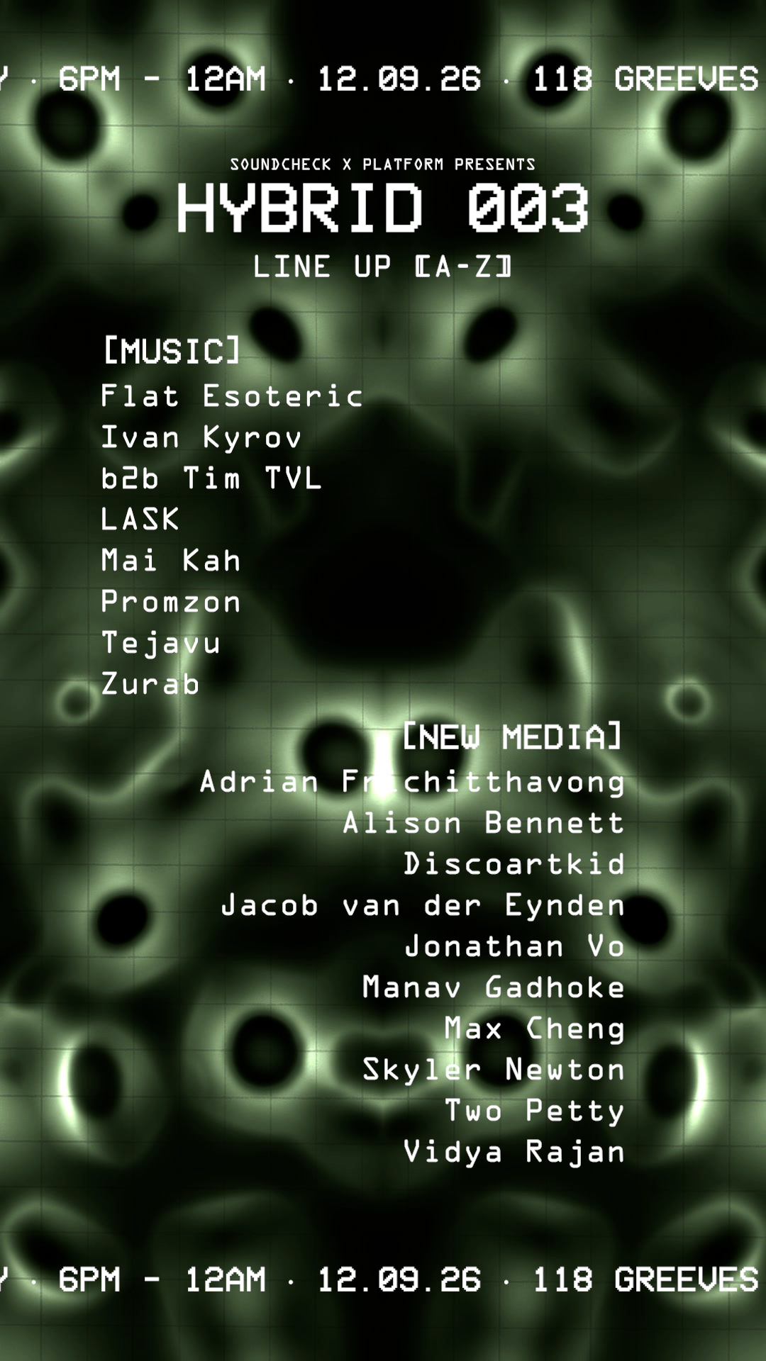 Platform x Soundcheck presents: Hybrid 003