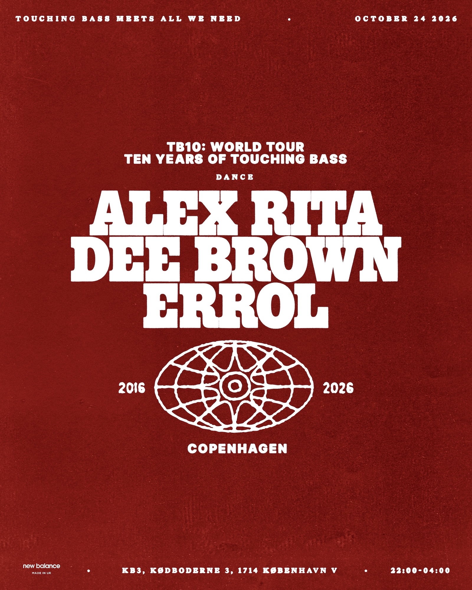 TB10: Touching Bass meets All We Need with Alex Rita, Dee Brown & Errol