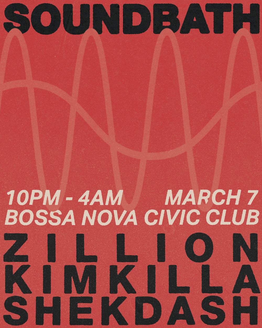 SOUNDBATH with shekdash + Zillion + KIMKILLA