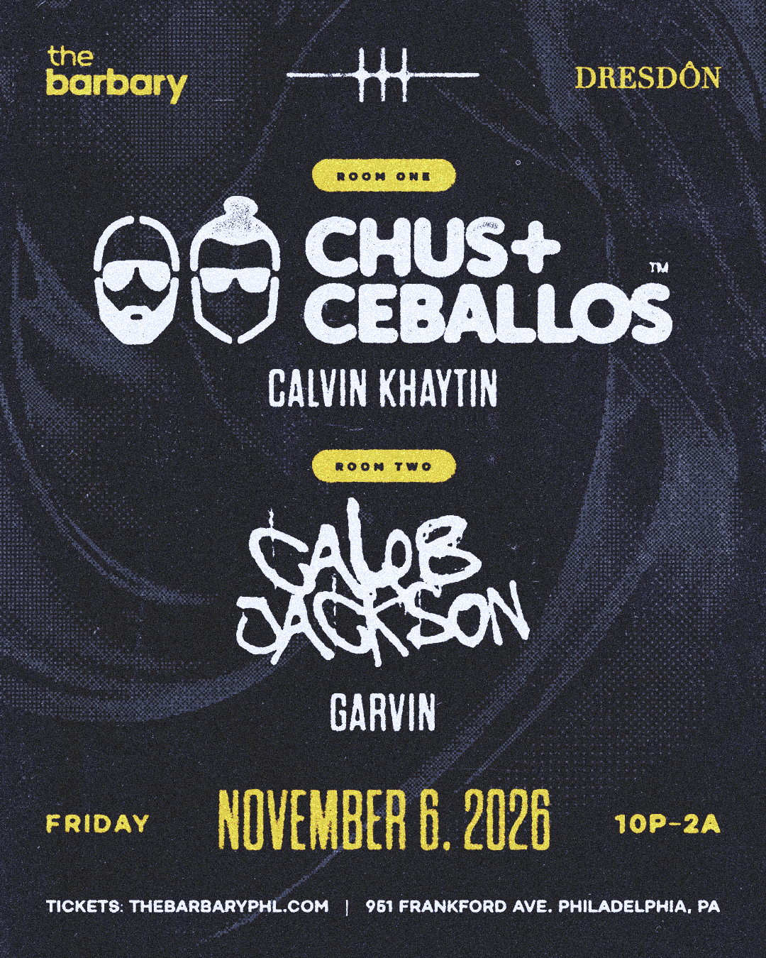The Barbary pres. Chus & Ceballos + Caleb Jackson