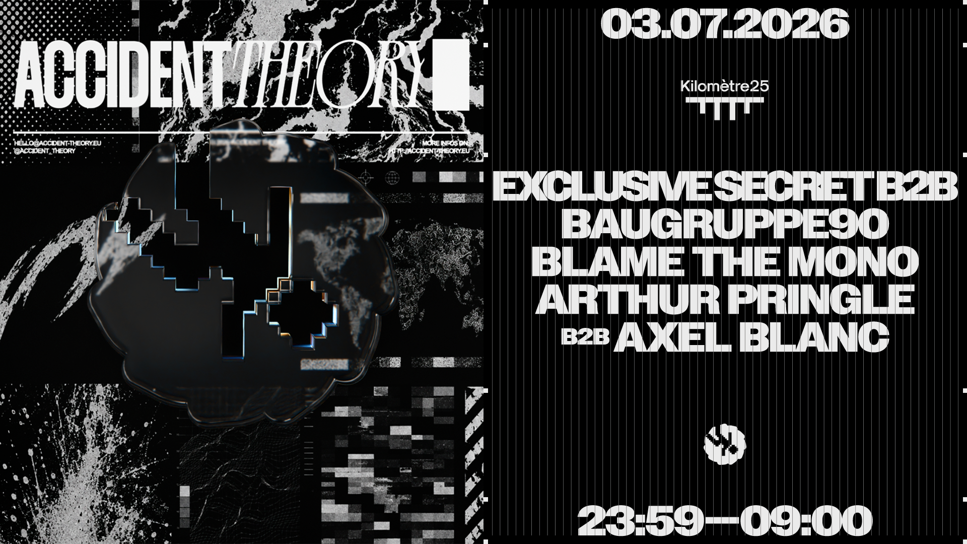ACCIDENT THEORY: BAUGRUPPE90, Blame The Mono & More