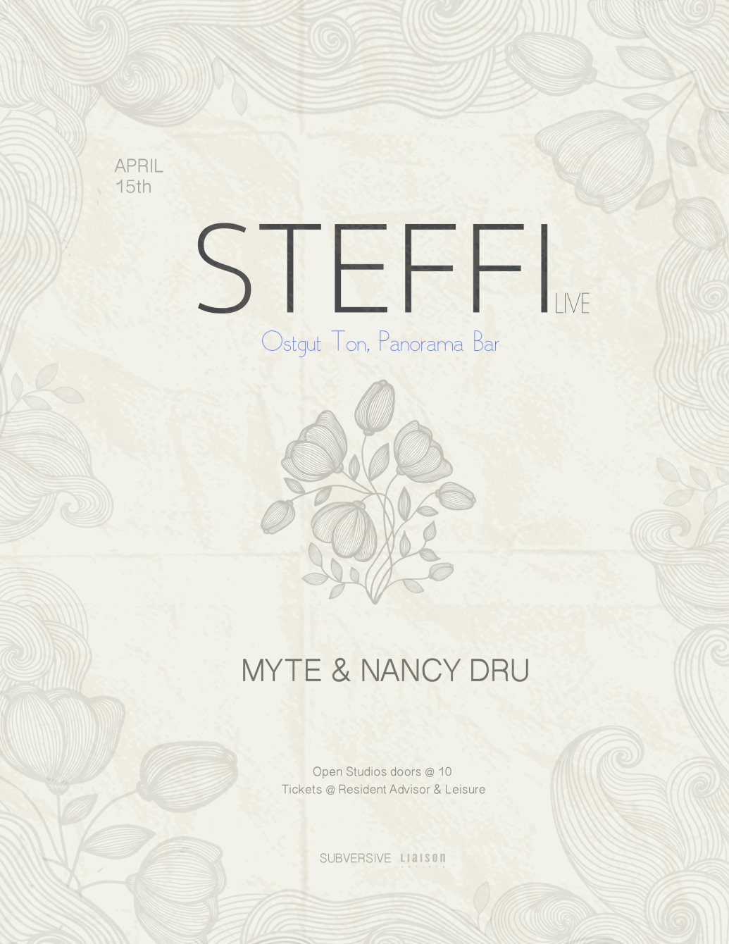 Subversive presents Steffi Live with Myte and Nancy Dru flyer