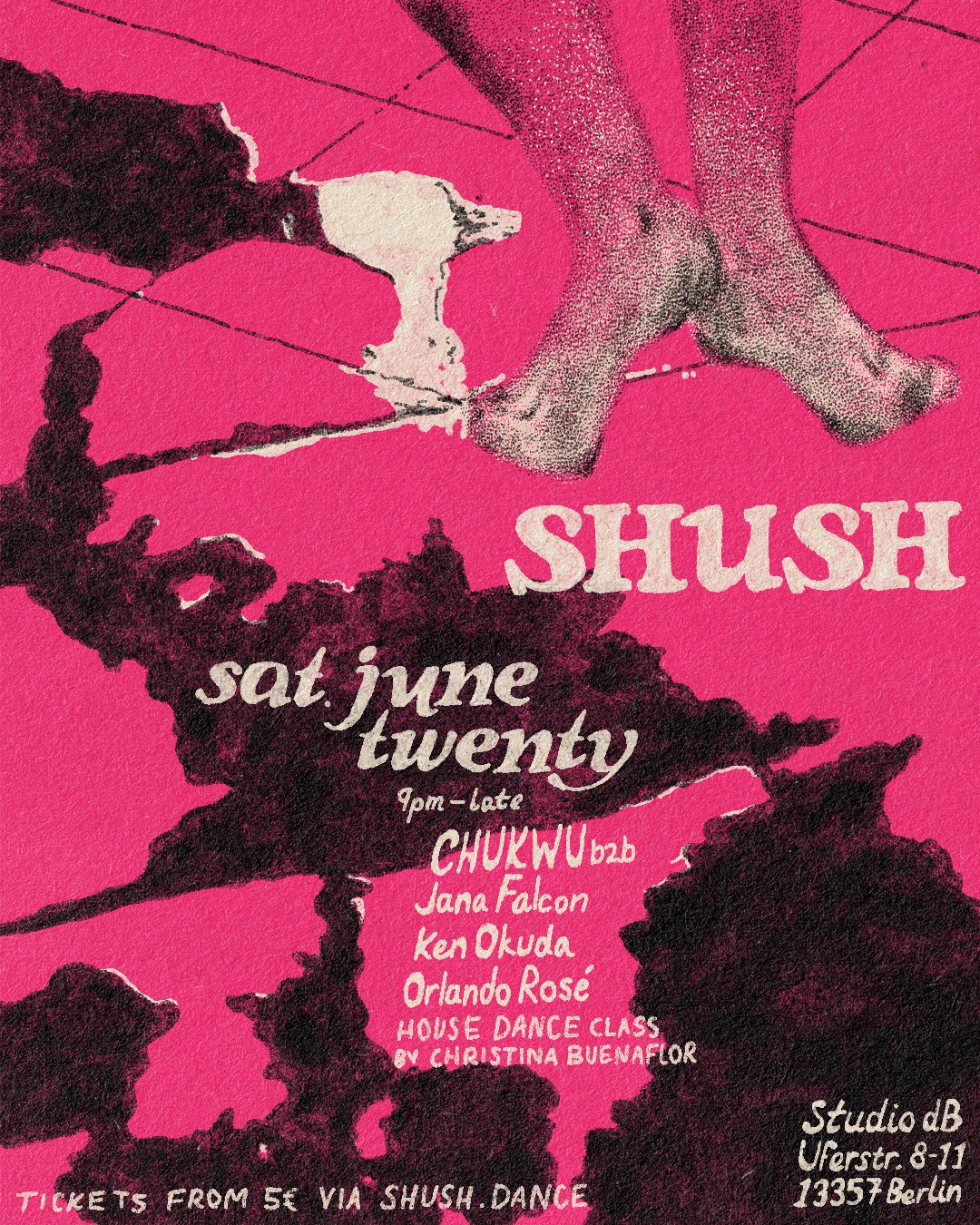SHUSH // CHUKWU b2b Jana Falcon, Ken Okuda, Orlando Rosé