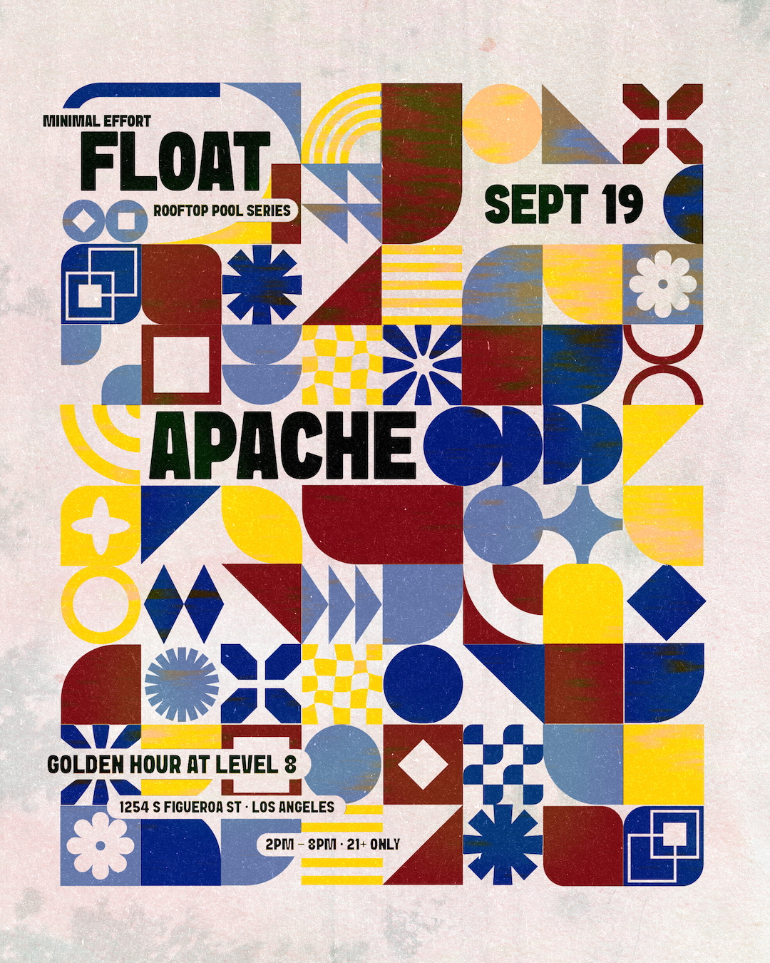 FLOAT Rooftop Pool Party feat. Apache [2-8 PM] - Level 8 DTLA