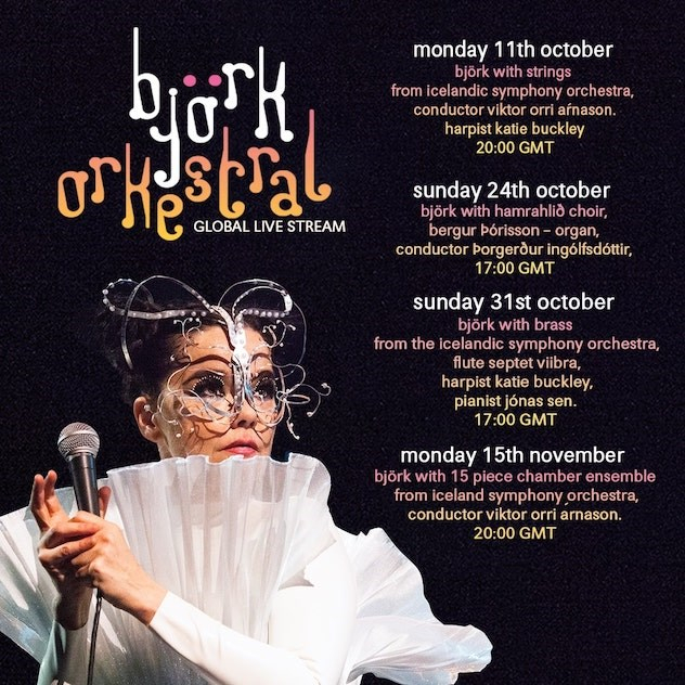 Björk Orkestral - Global Live Stream at Livestream, Streamland