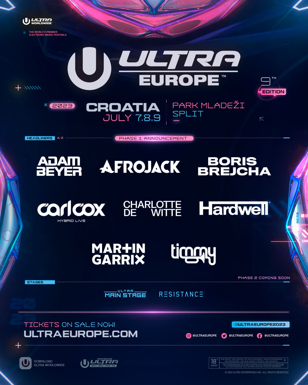 Ultra Europe at TBA - PARK MLADEŽI, Croatia