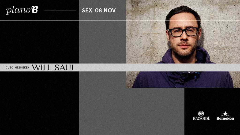 Will Saul event flyer