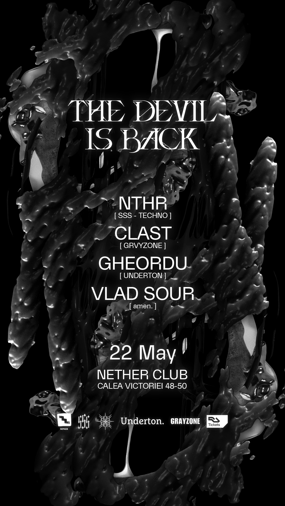 THE DEVIL IS BACK w/ NTHR, Clast, Gheordu, VLAD SOUR at Nether