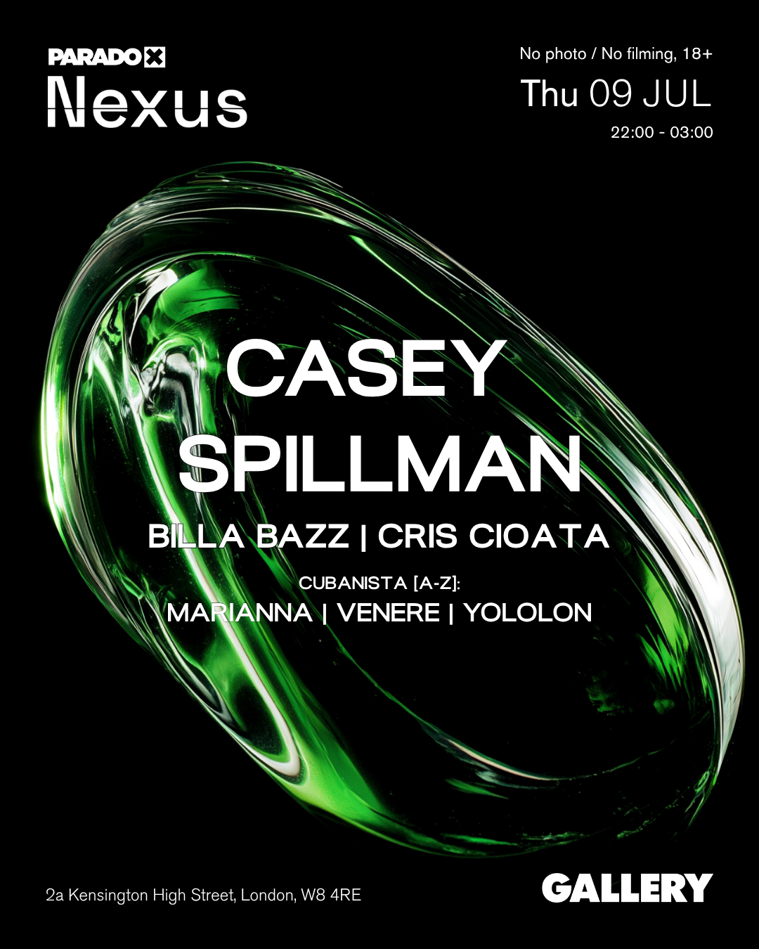 Paradox Nexus: Casey Spillman - Thursdays at Gallery
