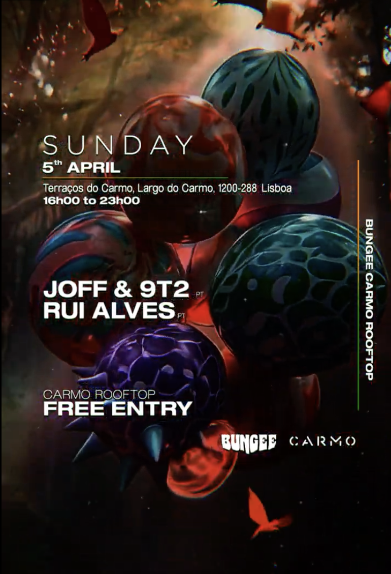 Joff, 9T2 & Rui Alves at Carmo Rooftop