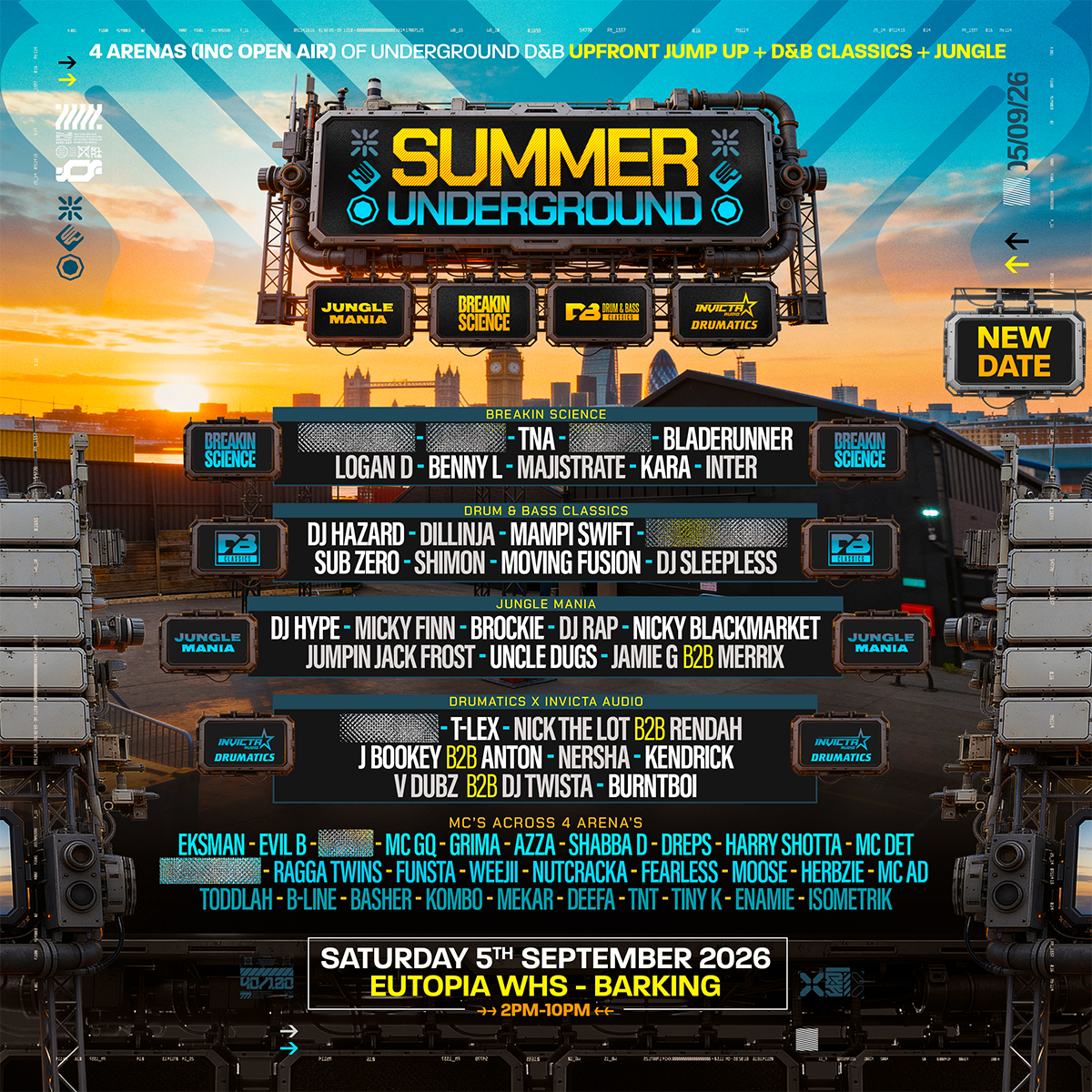 Summer Underground - Breakin Science - Jungle Mania - D&B Classics