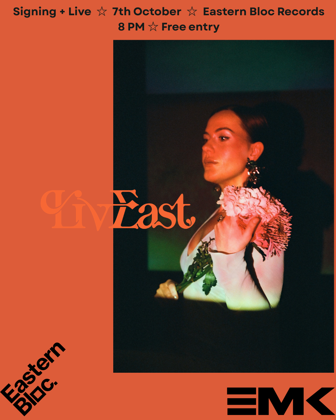 Liv East: Live & Signing at Eastern Bloc Records, Manchester