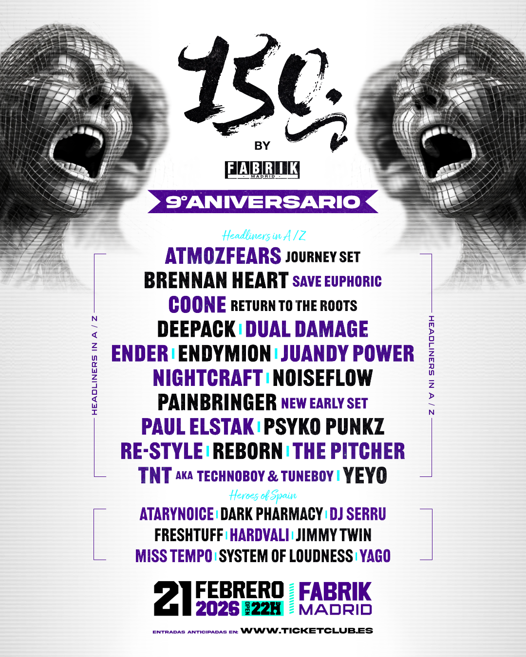 9º aniversario de 150