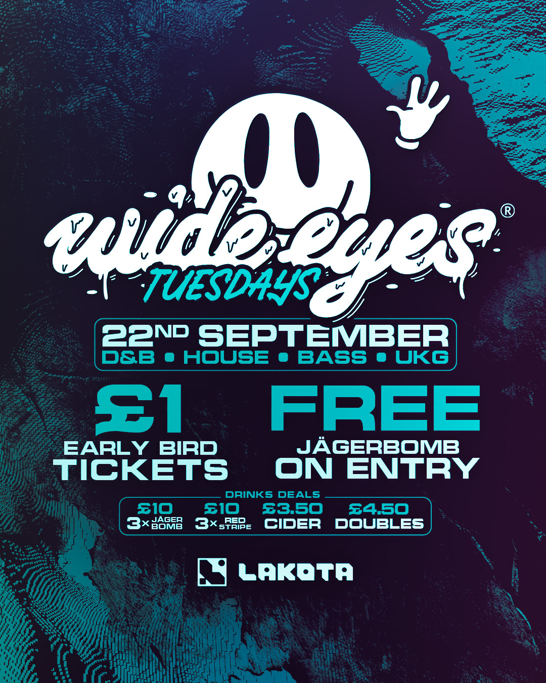 Wide Eyes Tuesdays at Lakota, 6 Upper York Street; Bristol