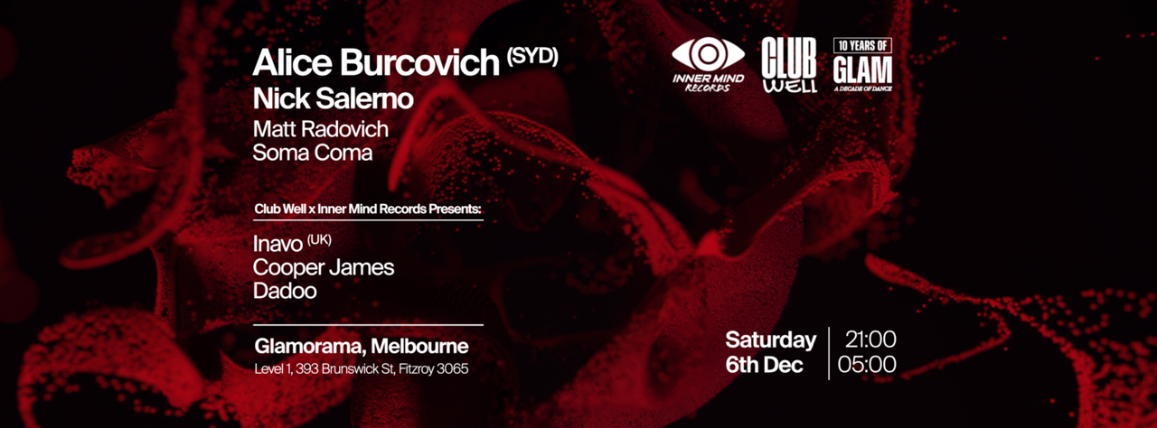 Glamorama Saturdays feat. Alice Burcovich + Club Well