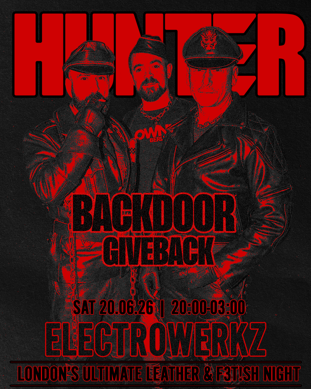 HUNTER BACKDOOR - GIVEBACK