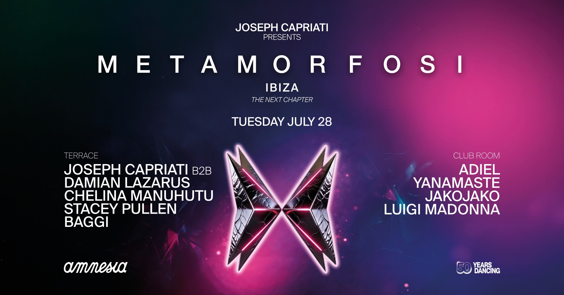 Joseph Capriati presents Metamorfosi