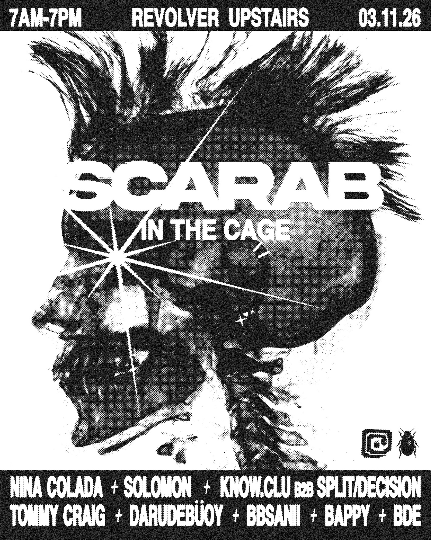 Bozo Pres: Scarab In The Cage — Public Holiday