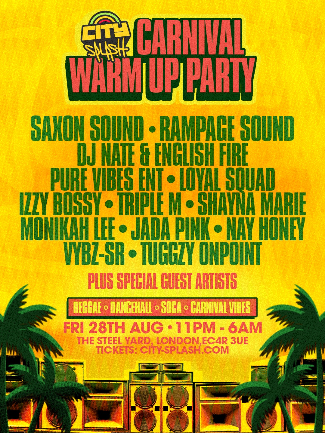 City Splash: Carnival Warm Up Party