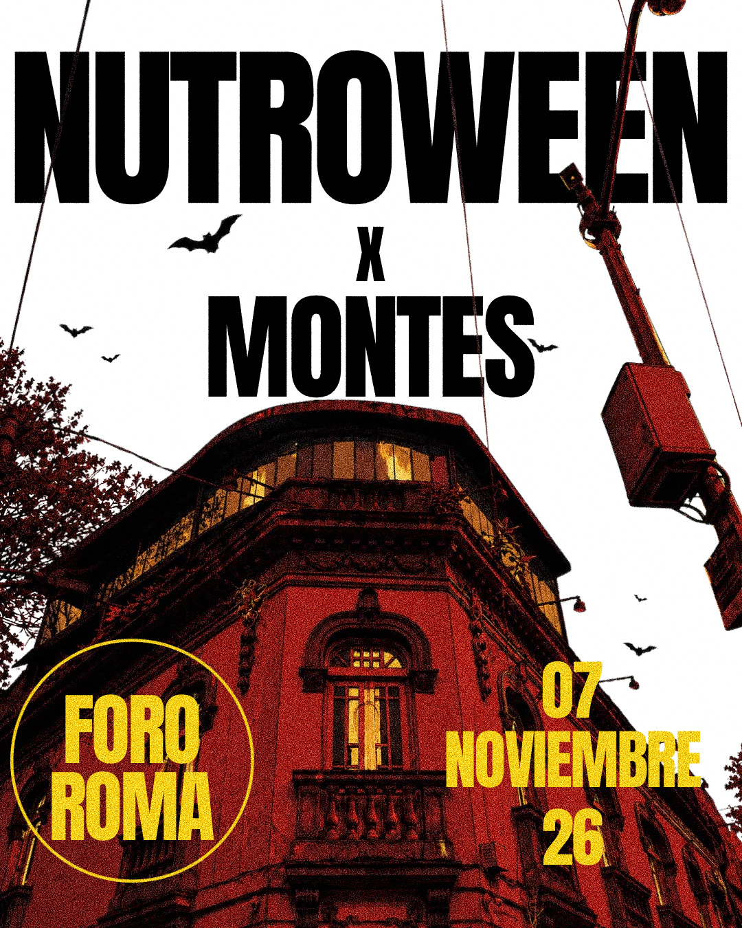 Flyer de NUTROWEEN X MONTES