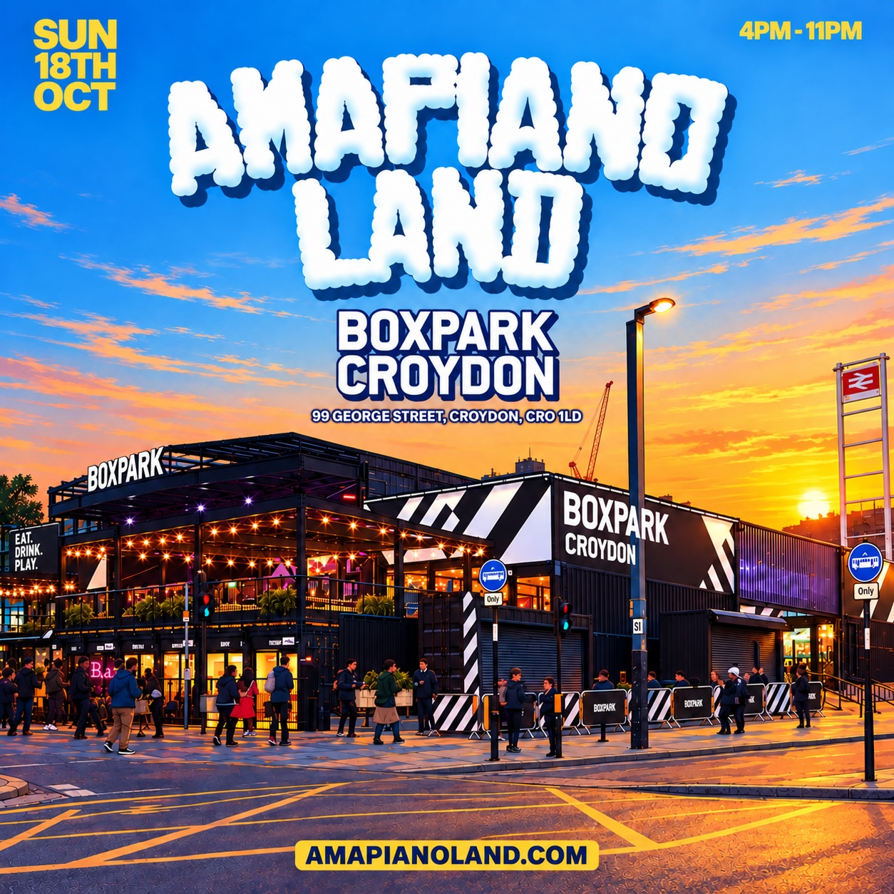 AMAPIANOLAND - LDN's Biggest AMAPIANO & AFROBEATS Day Party