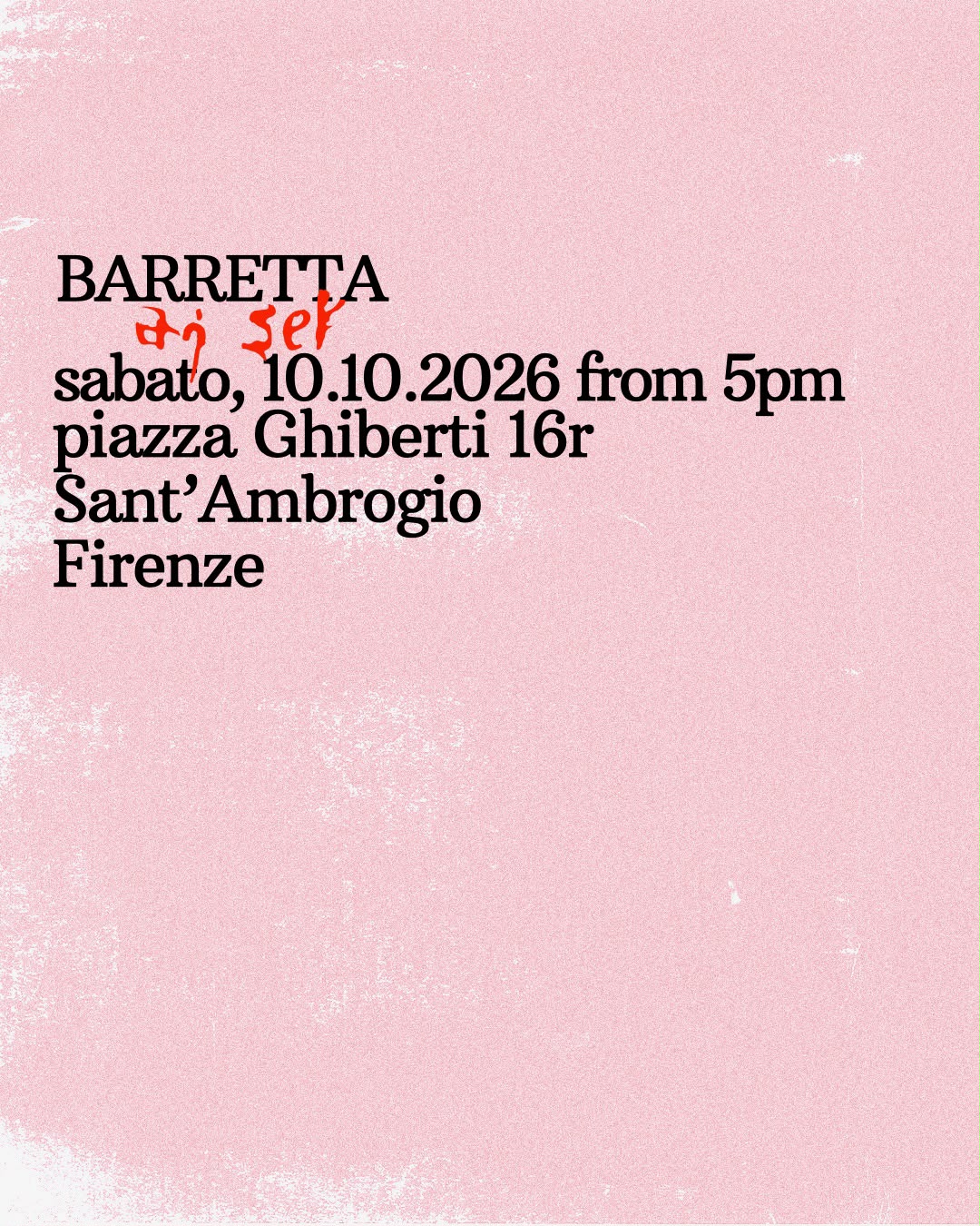 BARRETTA ☆ dj set