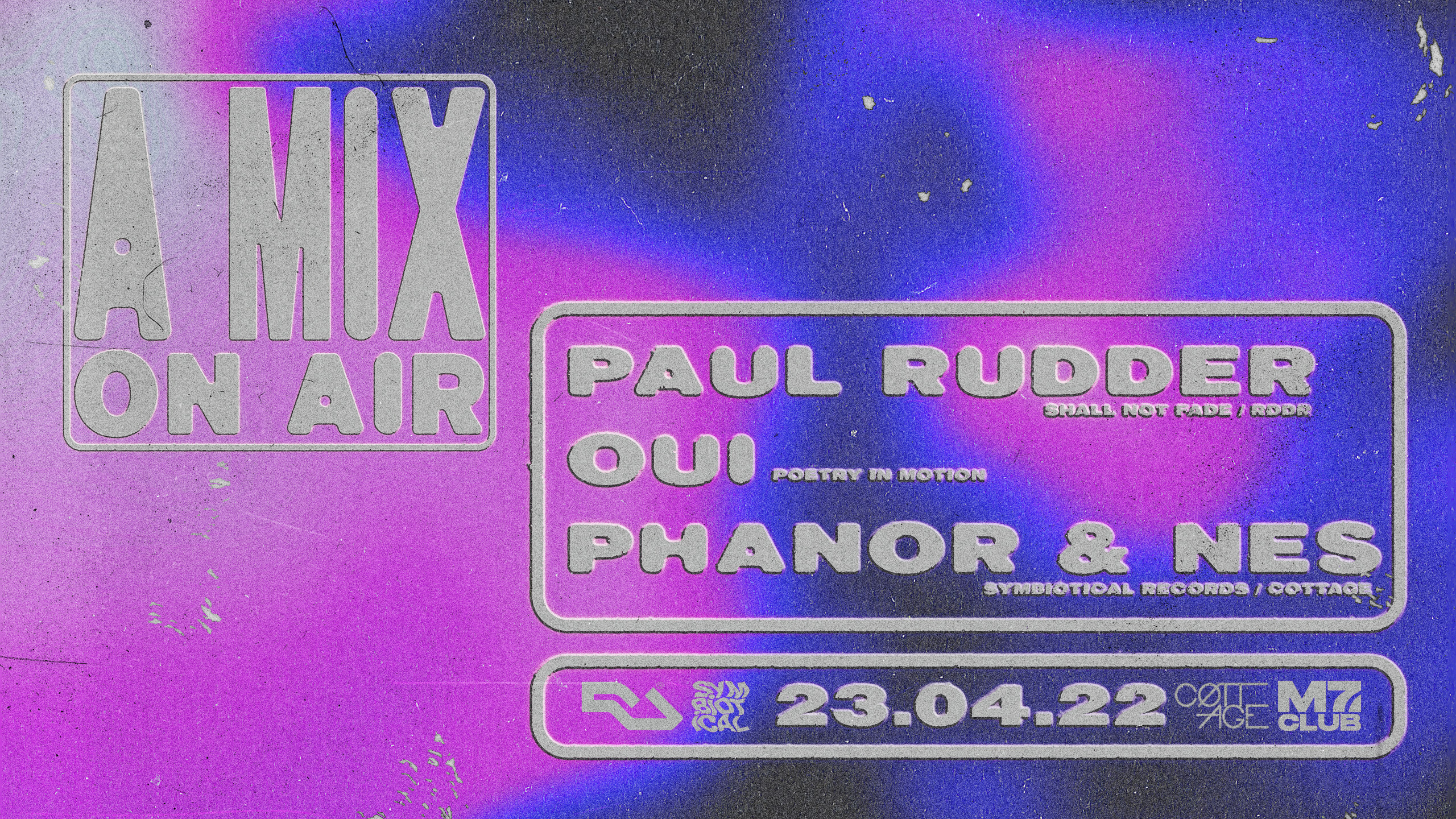 Paul Rudder event flyer