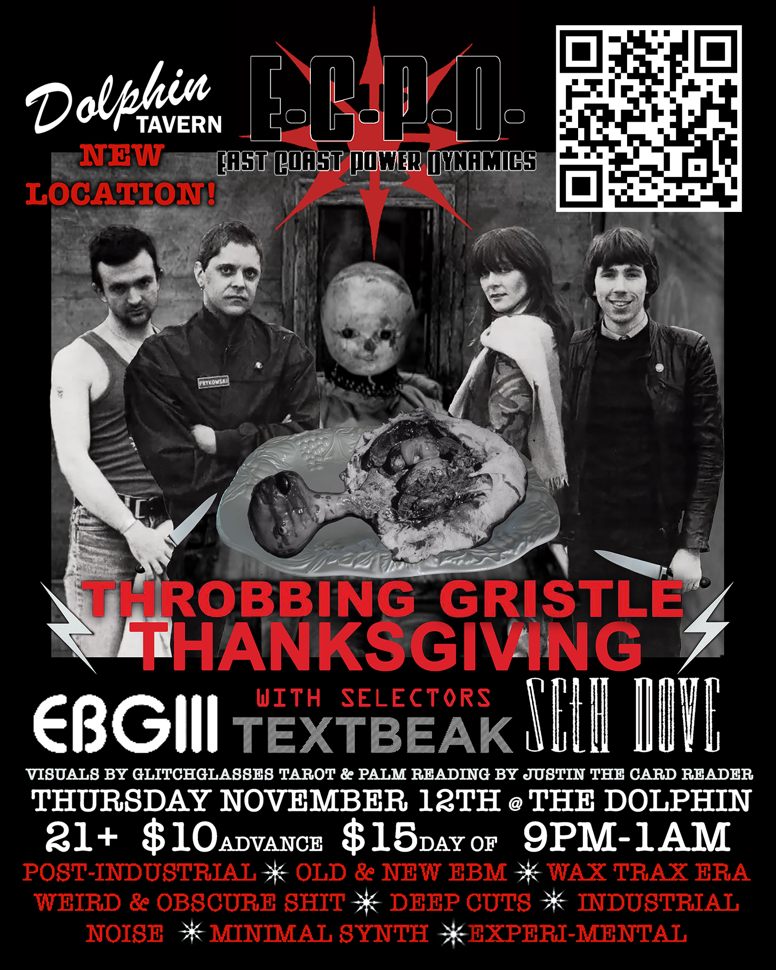 EAST COAST POWER DYNAMICS THROBBING GRISTLE THANKSGIVING WSG EBGIII