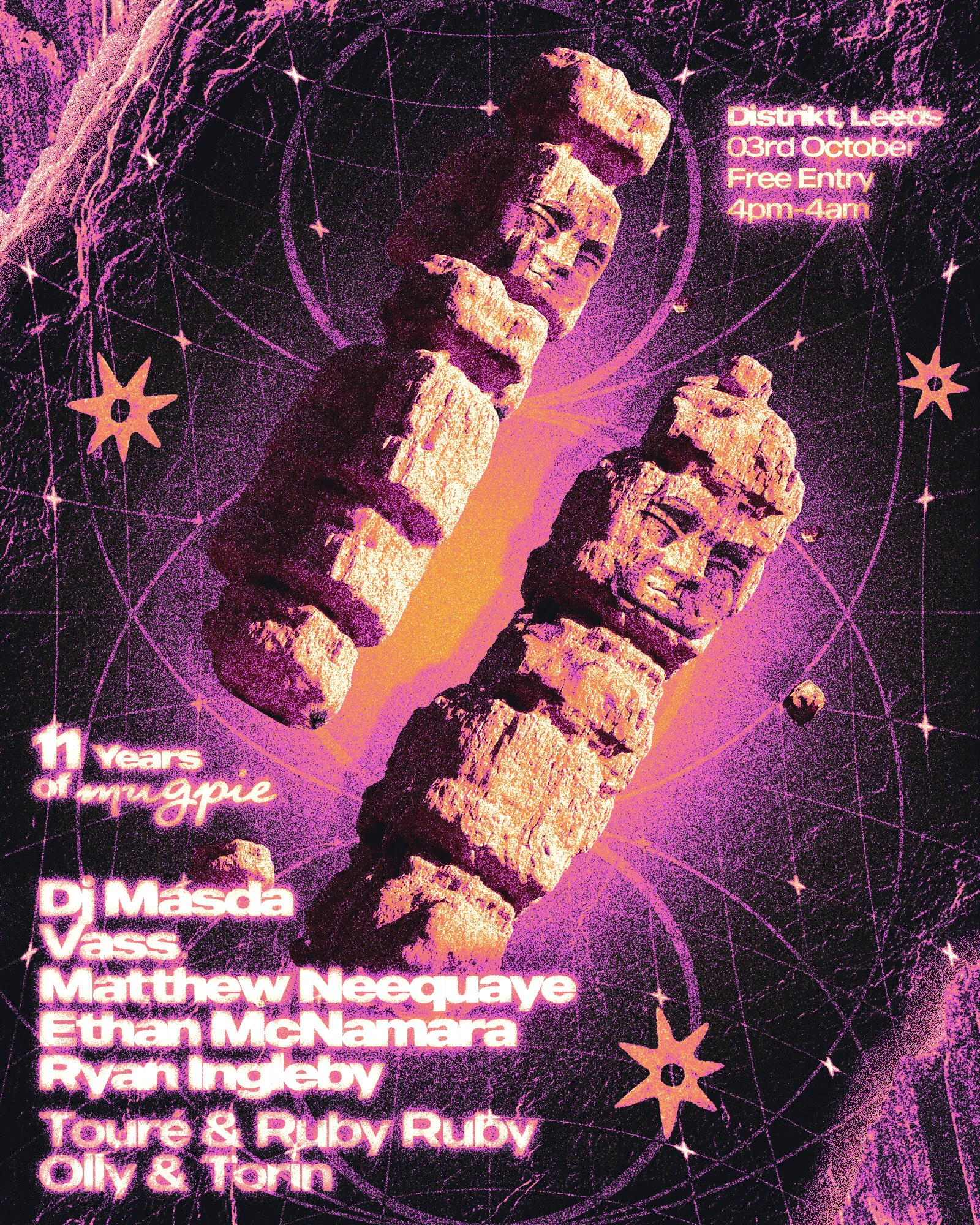 Mugpie 11th Birthday with DJ Masda, Vass & Matthew Neequaye at Distrikt, Leeds