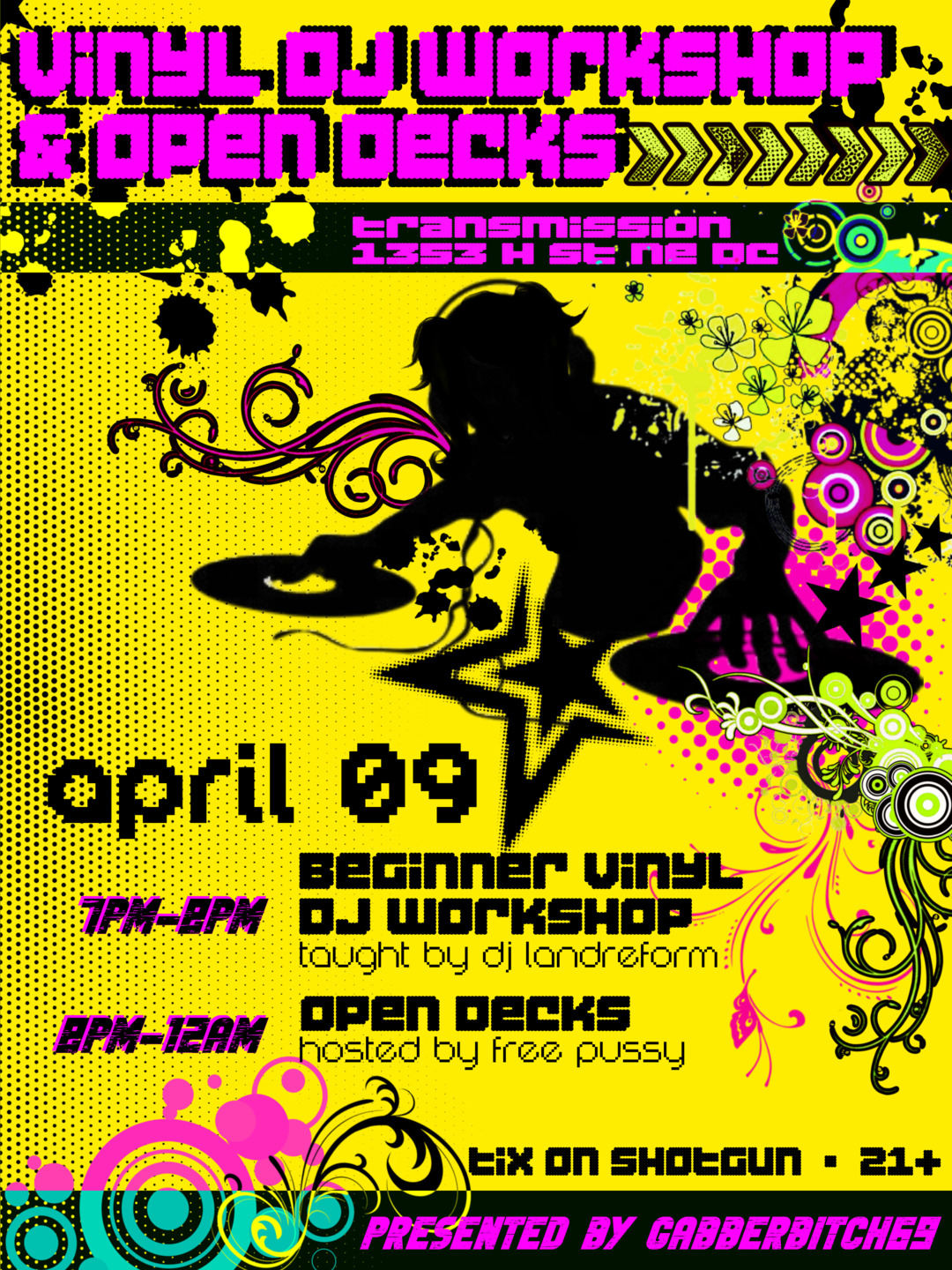 Vinyl DJ Workshop and Open Decks