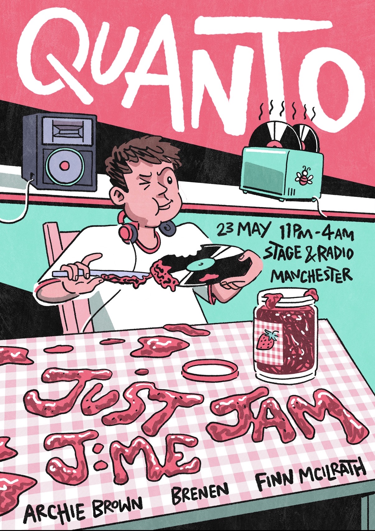 QUANTO presents: Just Jam & j:me + QUANTO residents