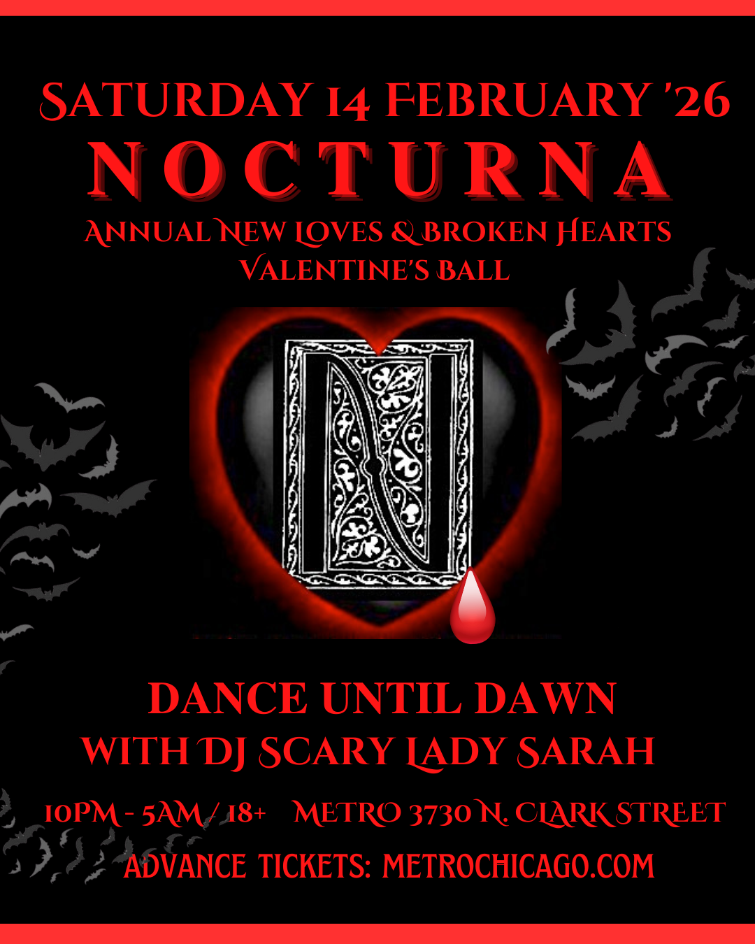 Nocturna 'New Loves & Broken Hearts' Valentine's Ball