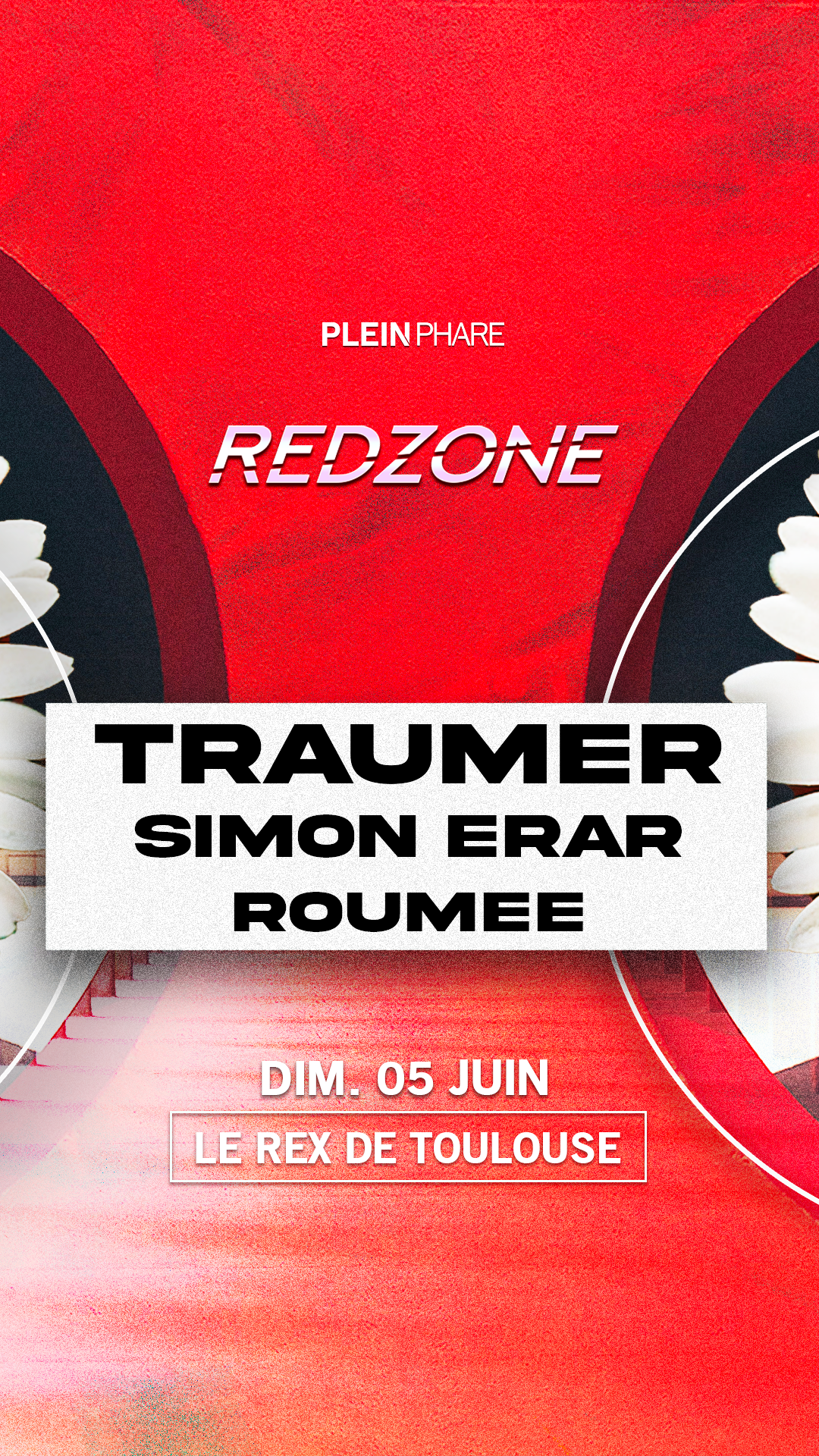 REDZONE with Traumer, Simon Erar, Roumee at Le Rex de Toulouse