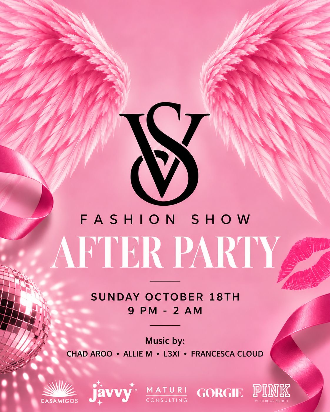 Victoria Secret Fashion Show After Party (top talent + models + celebs)