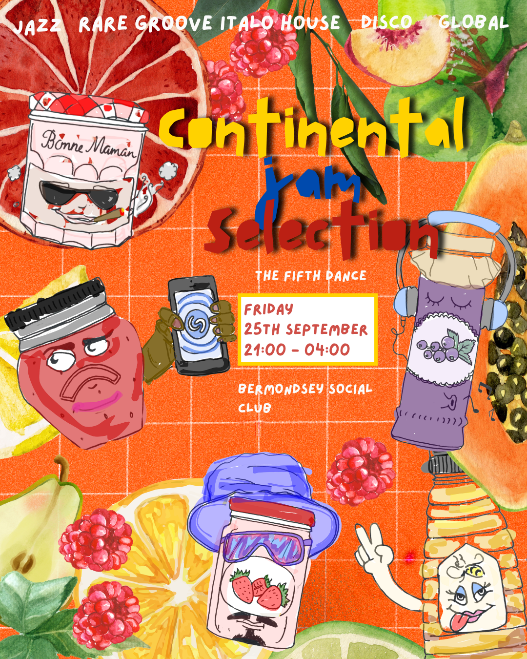 Continental Jam Selection: A Night of Global Jazz, Funk, Disco & House
