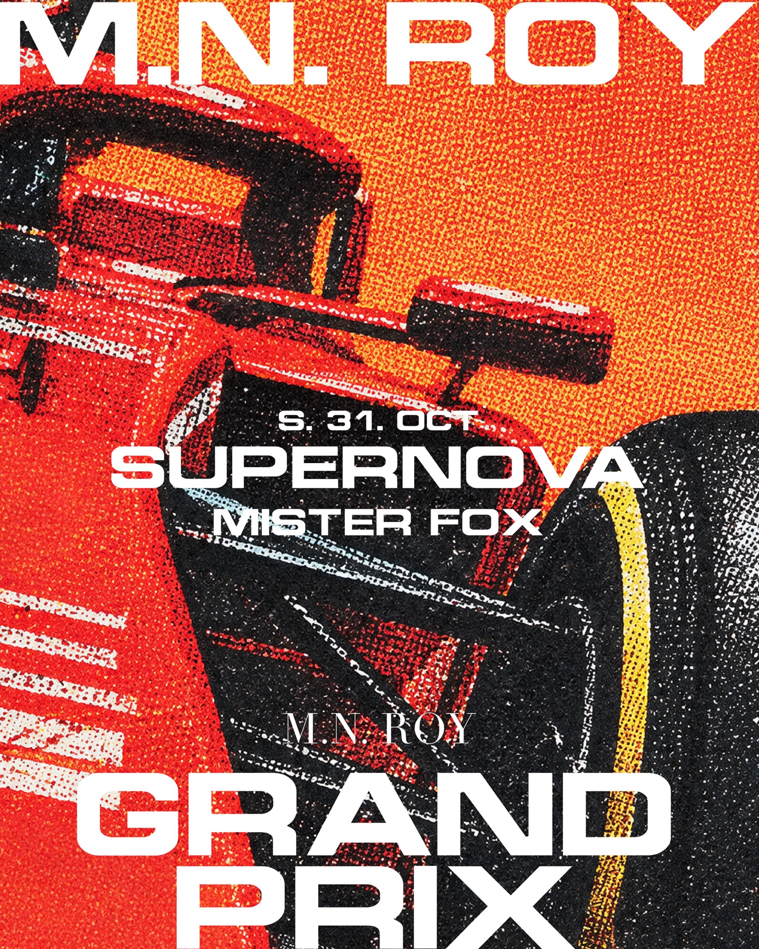 Flyer de Supernova + MISTER FOX