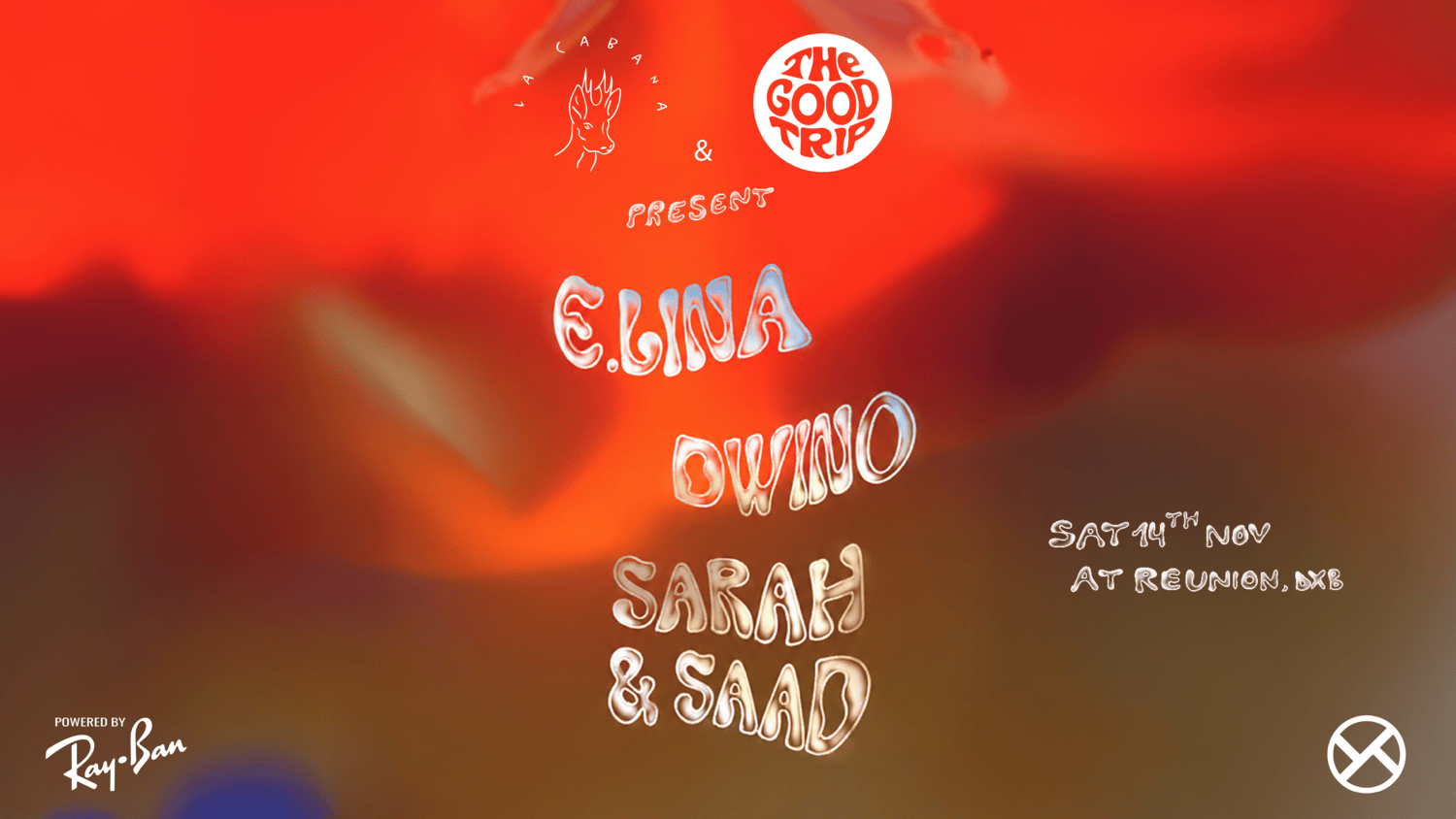The Good Trip x La Cabana present - E.LINA with Dwino, Sarah & Saad in Dubai, United Arab Emirates