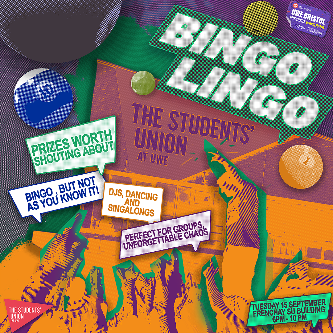 UWE Bristol Official Freshers - Bingo Lingo at The Students' Union at UWE, Bristol BS16 1QY