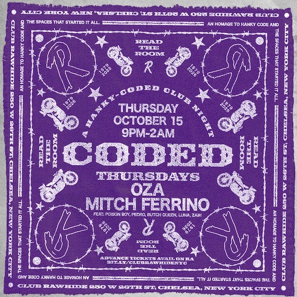 CODED Thursdays 10.15.26 w/ OZA, Mitch Ferrino