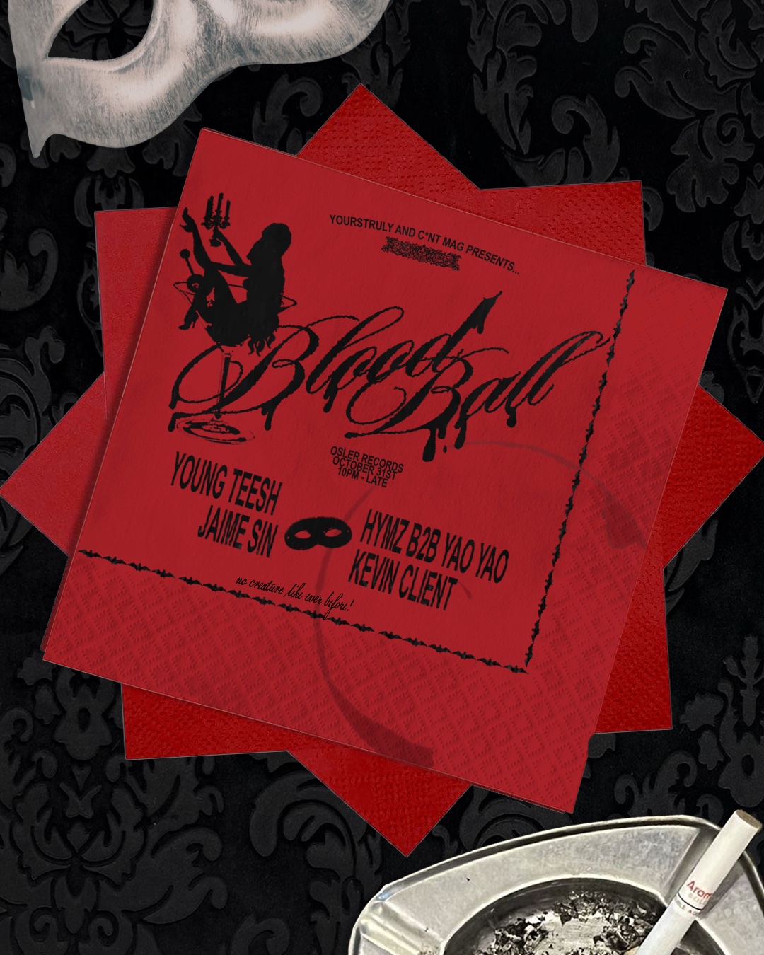 THE BLOOD BALL presented by YOURSTRULY x C*nt Mag