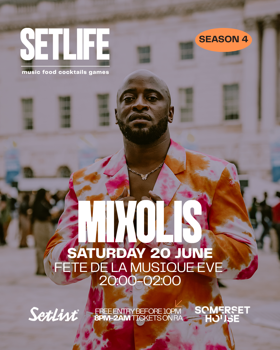 SETLIFE SATURDAY: JUNE 20TH (FETE DE LA MUSIQUE EVE)