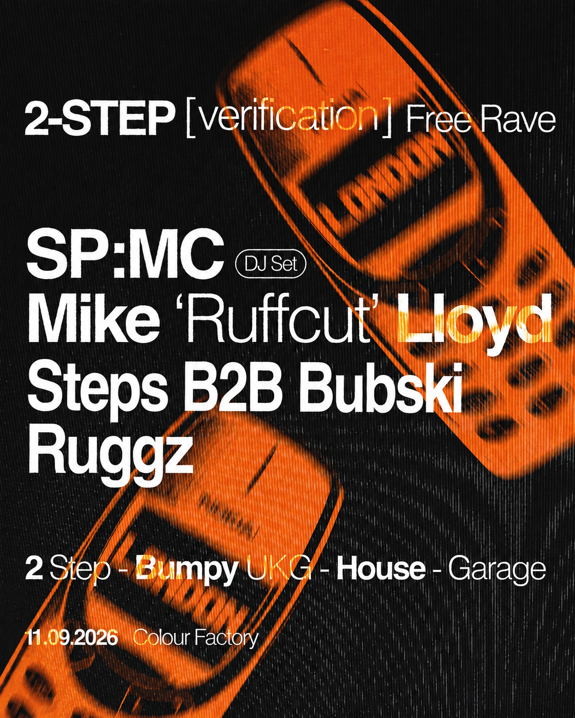 2-Step Verification - FREE RAVE - SP:MC (Garage Set) / Mike 'Ruffcut' Lloyd