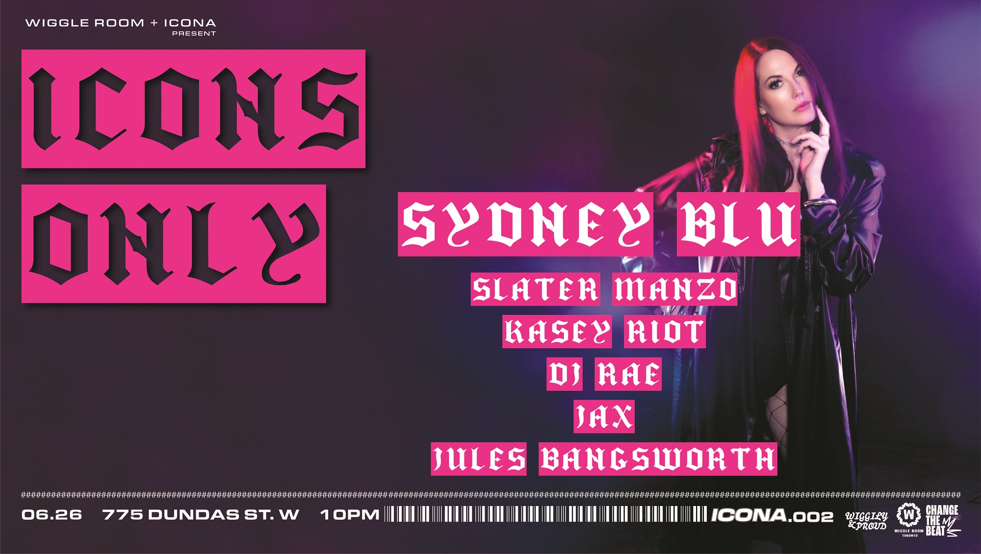 洋楽 Sydney ICONS Only: Sydney Blu at Wiggle Room, Toronto