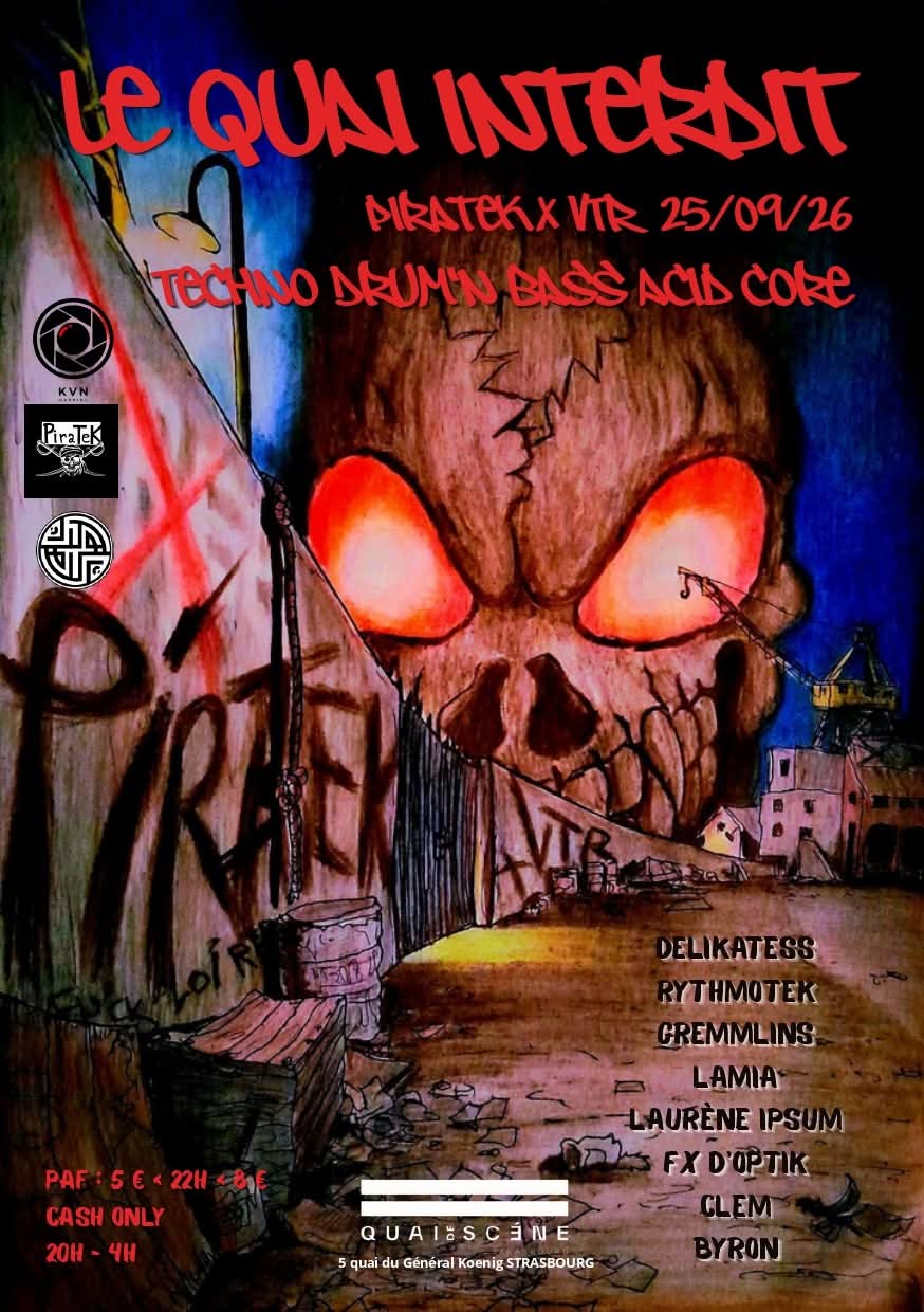 Affiche PiraTeK 24 - Le Quai Interdit