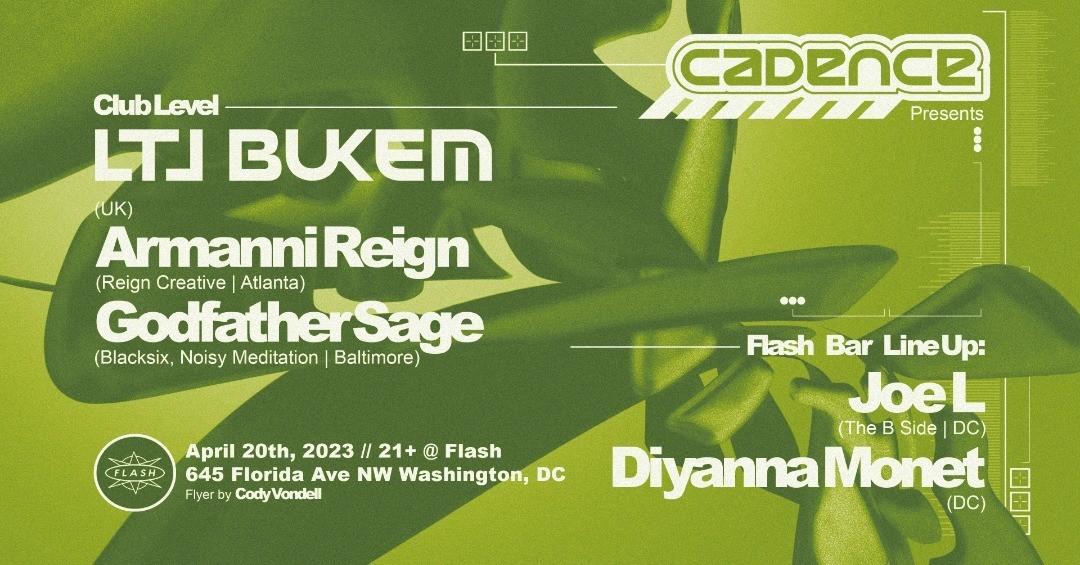 Cadence presents LTJ Bukem at Flash Washington DC