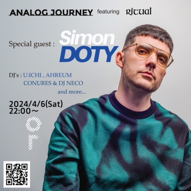 With Simon Doty, Analog Journey featuring Ritual at or, Tokyo